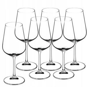 Kieliszki Do Wina Czerwonego Komplet 6 Szt 450ml