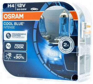 Żarówki H4 Osram Cool Blue Intense 5000k - Duo Box