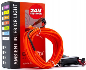 Oświetlenie Wnętrza Ambient 5m 24v Tir Ciężarówka