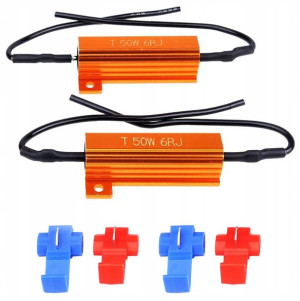 2x Rezystor Opornik Oszukiwacz Canbus Led 6 Ohm