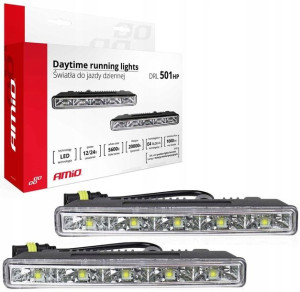 Światła Dzienne Do Jazdy Dziennej Led Drl 12/24v