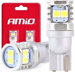 Żarówka Żarówki T10 W5w W10w Led Canbus Smd 12/24v