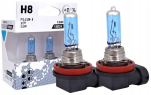 Żarówki Mijania Drogowe Vision H8 12v 35w 4300k