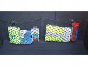 Podwójna Kieszeń Siatka Na Rzepy Organizer 60x30cm