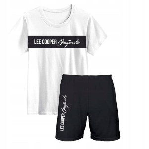 Piżama Męska Lee Cooper 39128 SOCIUM Biała - M