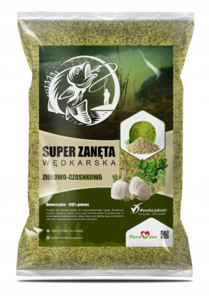 Zanęta wędkarska FISHGO 1KG ZIOŁOWO - CZOSNKOWA