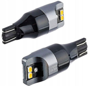 2x Żarówka Vision W16w T15 4xled Canbus Pomarańcz