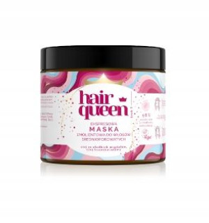 Hair Queen Maska Eksp Emolientowa Średnioporowate 200ml