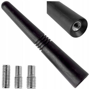 Antena Samochodowa Radiowa Bat Maszt 9cm Adaptery