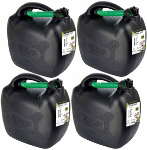 Kanister Na Paliwo Olej Ropę Plastikowy 20l X 4szt