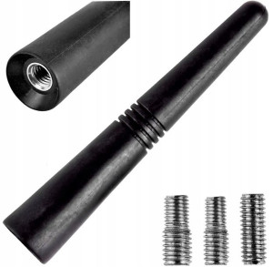 Antena Samochodowa Radiowa Bat Maszt 9cm Adaptery