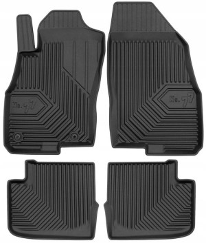 Fiat Grande Punto (05-12) Gumowe Dywaniki Korytka