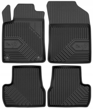 Citroen C3 Ii (09-16) Gumowe Dywaniki Korytka No77