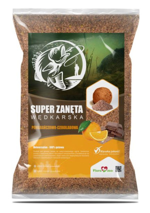 Zanęta wędkarska FISHGO 1KG POMARAŃCZOWO-CZEKOLADOWA