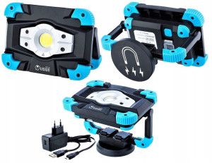 Lampa Robocza Panelowa Led 1000lm Powerbank 2w1