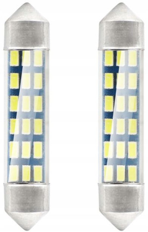 Żarówki Led C5w C10w Rurkowe 41mm 18xsmd 3014 12v