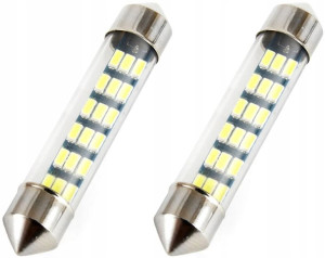 Żarówki Led C5w C10w Rurkowe 41mm 18xsmd 3014 12v