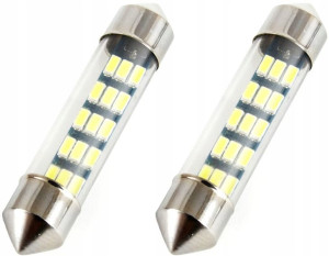 Żarówki Led C5w C10w Rurkowe 39mm 15xsmd 3014 12v