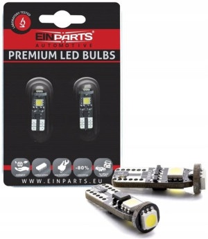 Żarówki Led 2x W5w T10 Diody Smd Canbus Postojówki