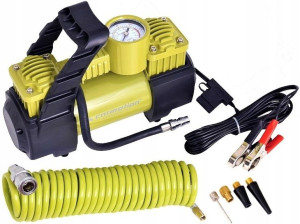 Kompresor Powietrza Dwutłokowy 12v 11bar 70l/min