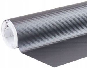 Folia Carbon 3d Karbon Okleina Grafit Samochodowa