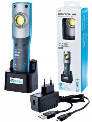 Latarka Robocza Led 1000lm Lampa Uv 2w1 Akumulator