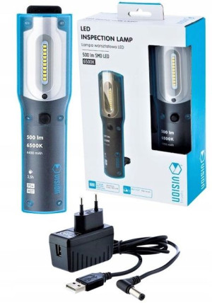 Lampa Robocza Latarka Led 500lm Akumulator Ik07