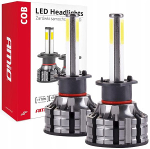 Żarówki Led H1 2xcob 4side 12v/24v 6500k Ledy Amio