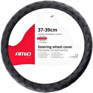 Pokrowiec Nakładka Na Kierownice M 37-39cm Skóra