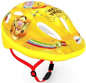 Dziecięcy Kask Rowerowy Regulowany Kubuś Puchatek