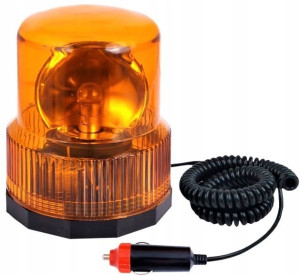 Lampa Błyskowa Ostrzegawcza Kogut Na Magnes 24v