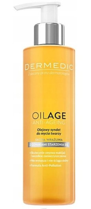 DERMEDIC OILAGE Olejowy syndet do mycia twarzy 200ml
