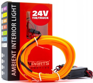 Oświetlenie Wnętrza Ambient 5m 24v Tir Ciężarówka