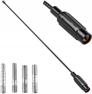 Antena Samochodowa Radiowa Bat Maszt 41cm Adaptery