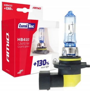 2x Żarówka Hb4 12v 51w Xenon Look +130% Lumitec