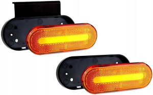 Lampa Obrysowa Obrysówka Led Pomarańczowa 10-30v