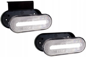 Lampa Obrysowa Obrysówka Led Biała 10-30v Amio