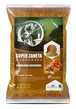 Zanęta wędkarska FISHGO 1KG KARMELOWO-ORZECHOWA