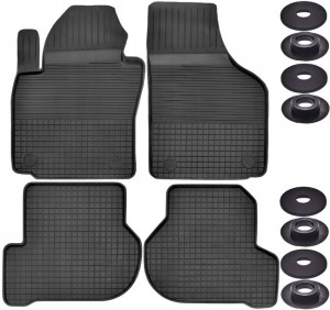 Volkswagen Golf V/vi 03-12 Gumowe Dywaniki+stopery