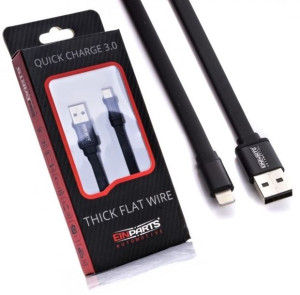 Płaski Kabel Usb Apple Lighting Quick Charge 3.0