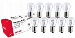 Żarówki Halogenowe P21w Ba15s 12v E8 10szt.