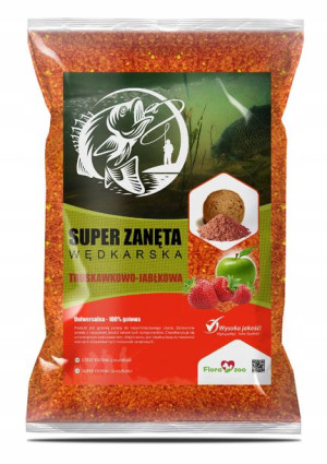 Zanęta wędkarska FISHGO 1KG TRUSKAWKOWO-JABŁKOWA