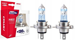 Amio Lumitec 2x H4 12v 55w/60w 4300k Xenon Look