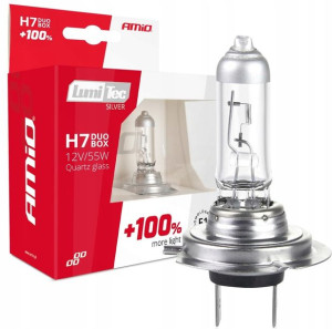 2x Żarówka H7 12v 55w Xenon Look +100% Lumitec