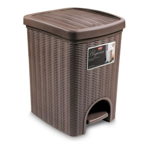Kosz na Śmieci Stefanplast 30802 Brązowy