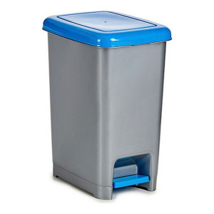 Kosz na śmieci do recyklingu Niebieski Szary Plastikowy 25 L