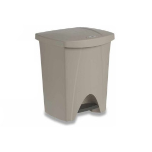 Kosz na Śmieci z Pedałem Taupe polipropylen 25L (29 x 41 x 34,5 cm)