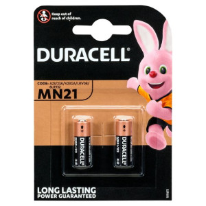 Bateria alkaliczna DURACELL MN21 (A23) 2 SZTUKI 23A 23GA E23A GP23A K23A