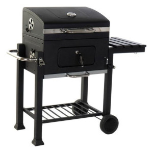 Grill Węglowy z Pokrywką i Kółkami DKD Home Decor Stal (140 x 60 x 108 cm)
