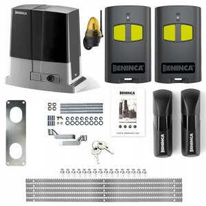 Beninca Bull 8 Zestaw Do Bramy Przesuwnej + Lampa!